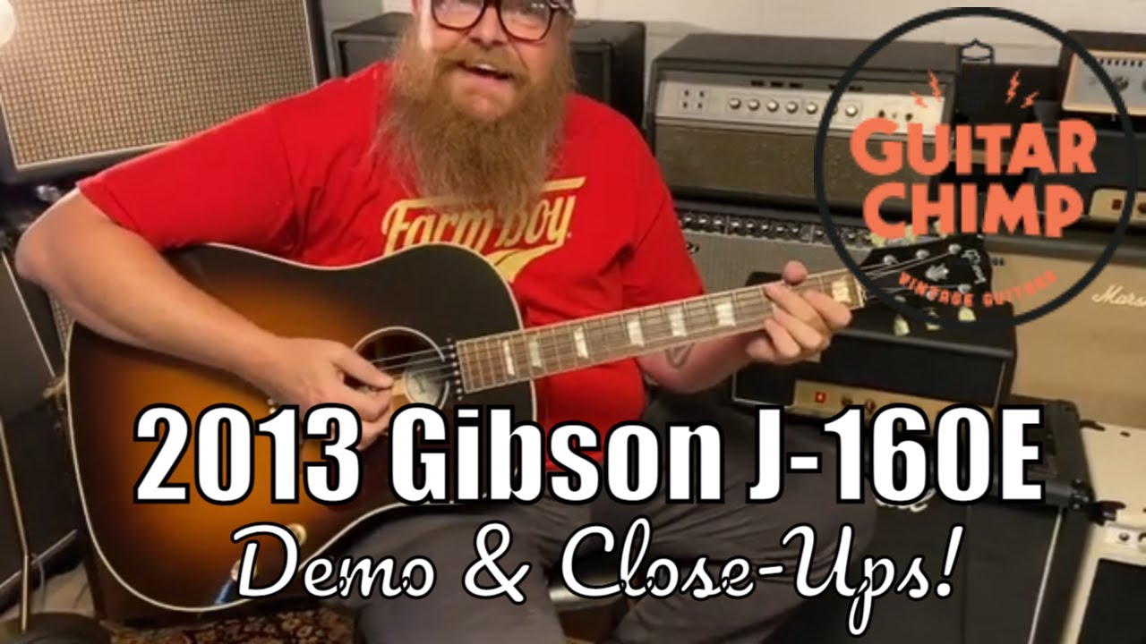 2013 Gibson J 160E Acoustic Electric Guitar