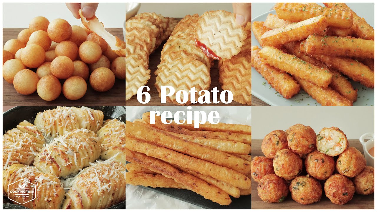 6 рецептов картофеля * Легкий и вкусный жареный картофель, картофельные чипсы, картофельная закуска
