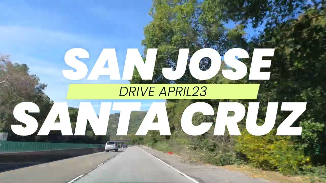 The Endless Charm of Driving from San Jose to Santa Cruz ❤️  | 4K