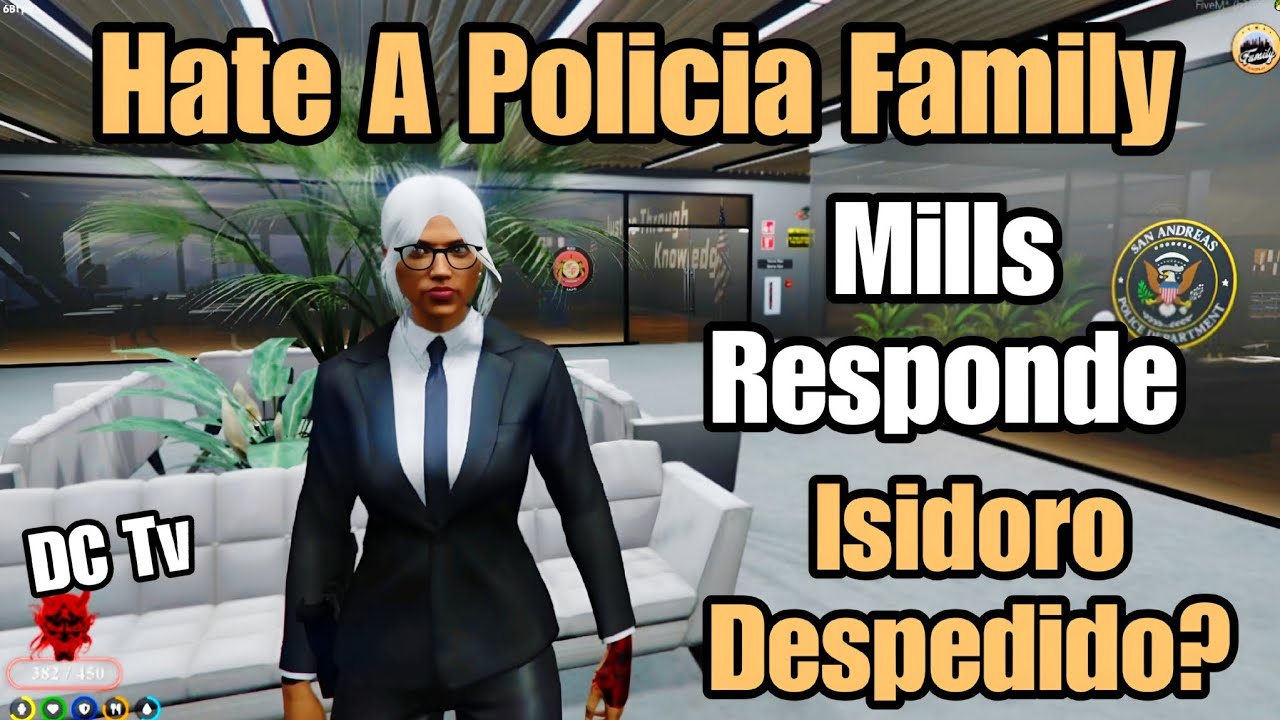 MILLS RESPONDE al HATE hacia La POLICIA de FamilyRp, isidoro Despedido?