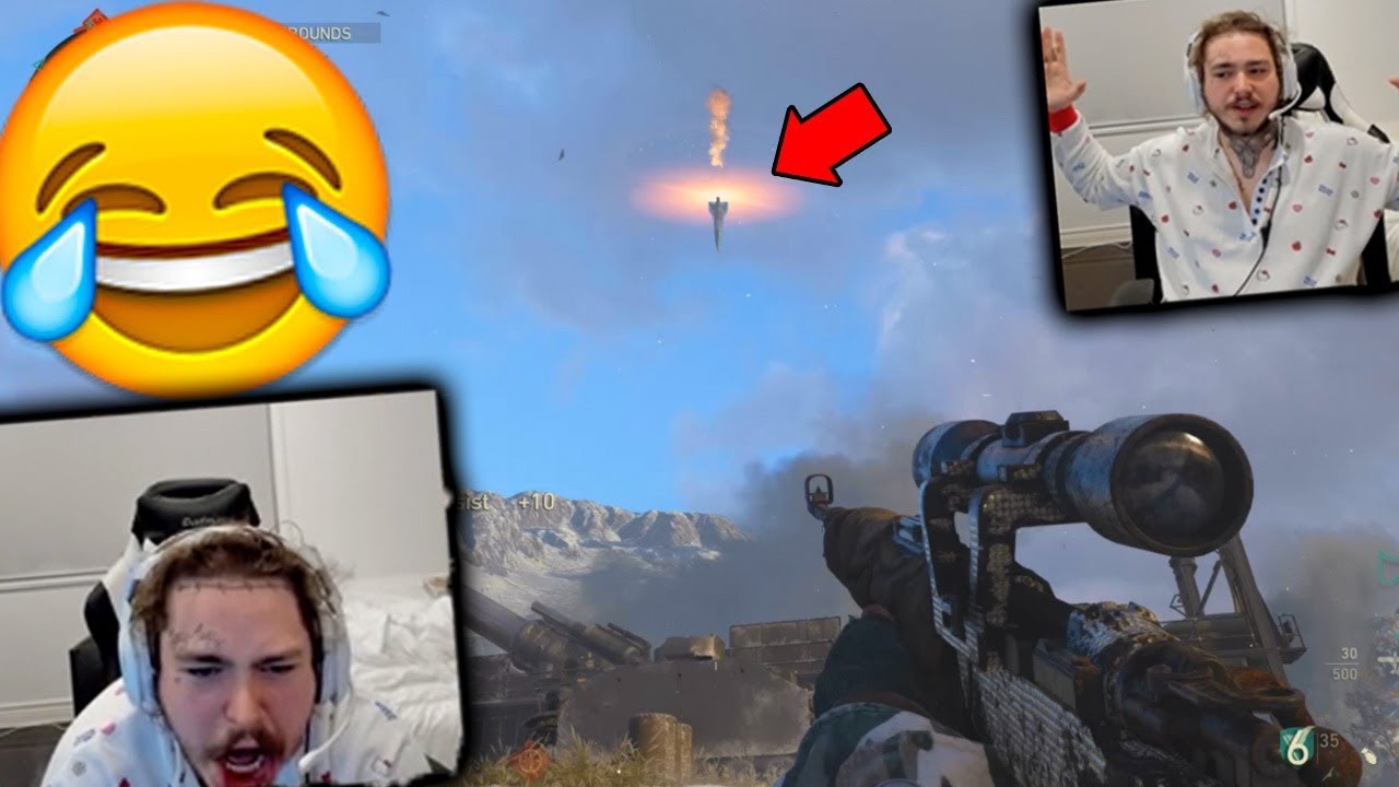 FUNNIEST 'Post Malone' STREAM HIGHLIGHTS! (COD WW2 Post Malone Funny Moments & Rages)