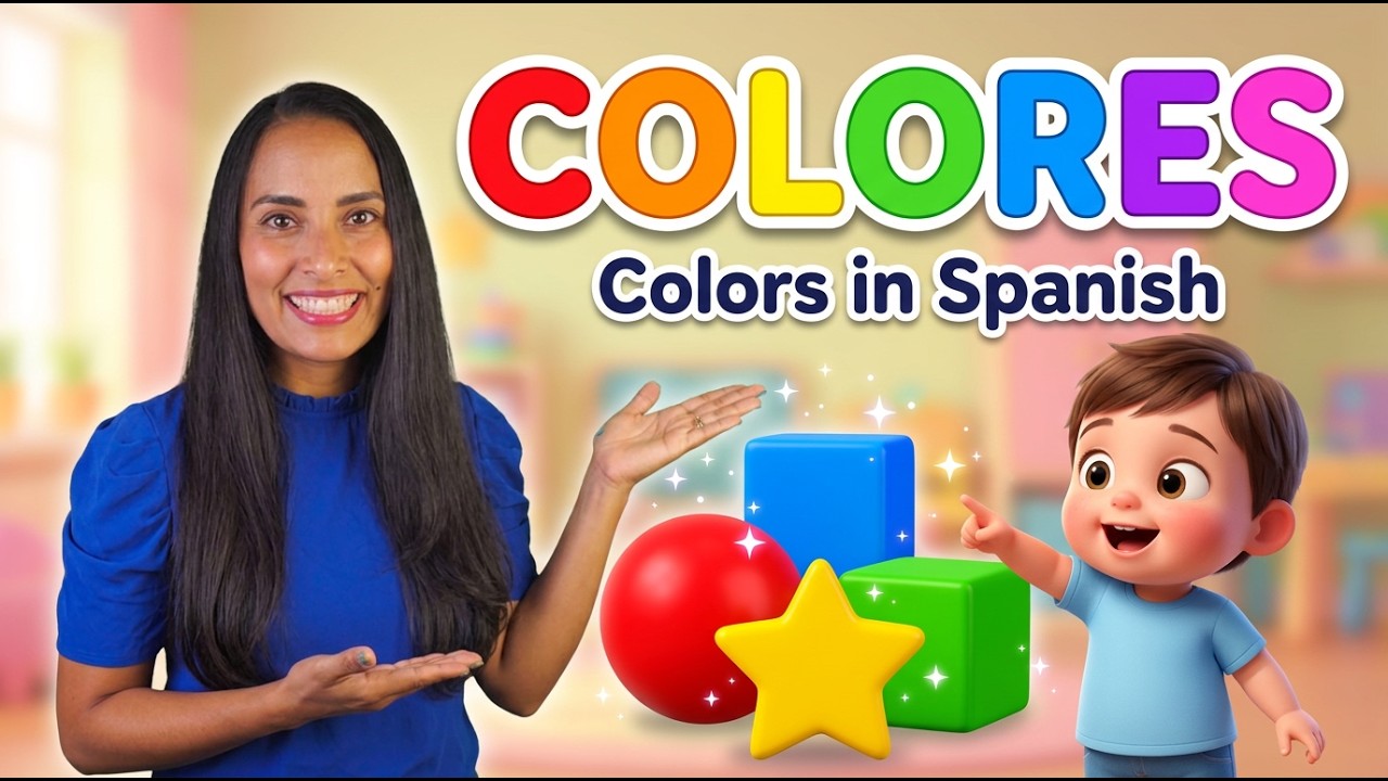  Spanish Colors for Kids | Calm Learning for Toddlers