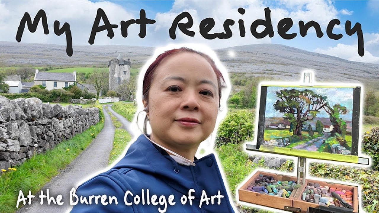 My First Artist Residency in Ireland | Burren College of Art Vlog – Day 1