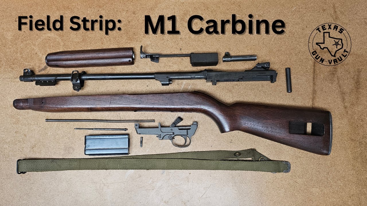 Field Strip: M1 Carbine (made by IBM)