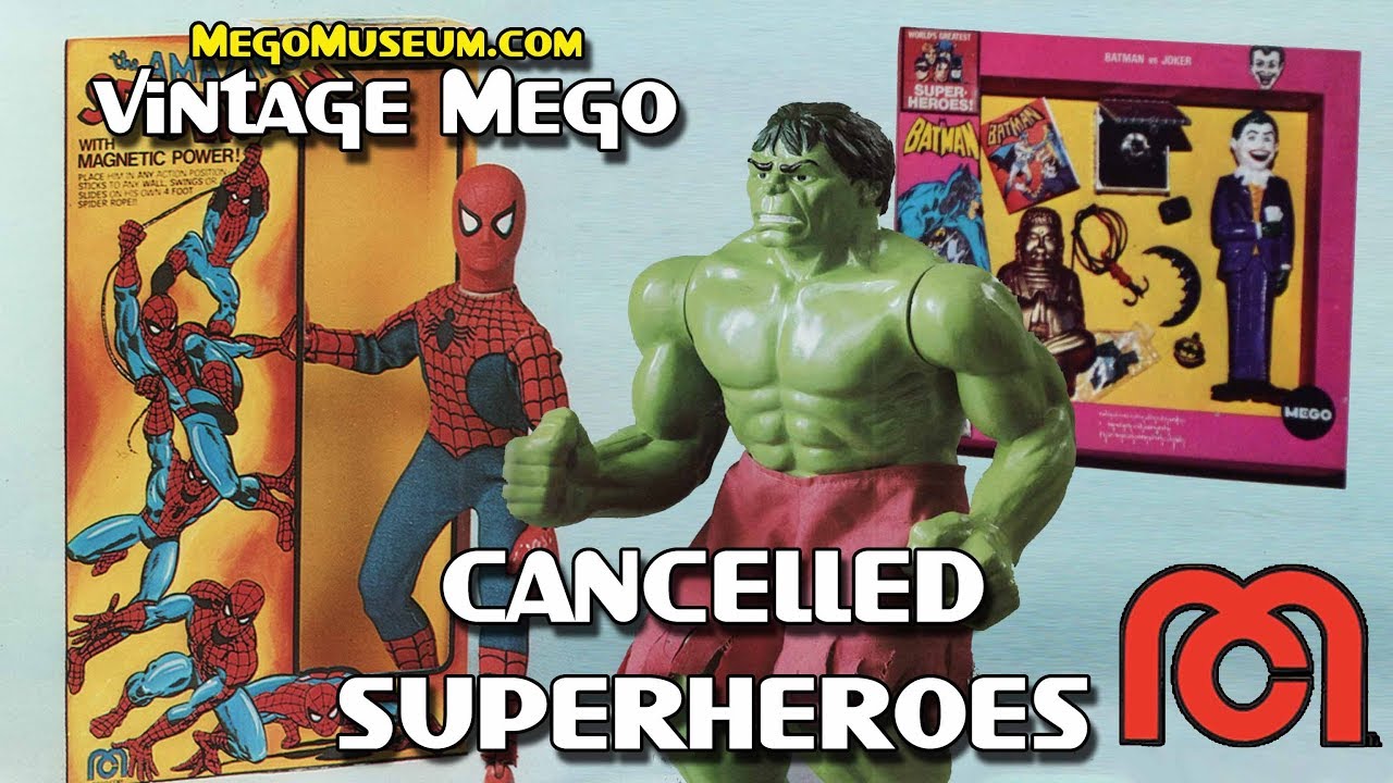 Отмененные Mego Superheroes: Vintage Mego