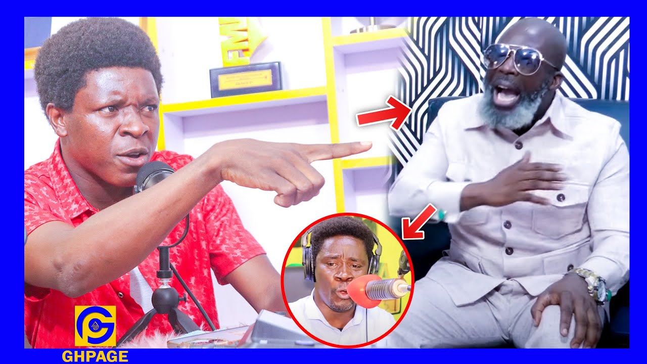 Clash Of Titans:Rev Abronomah tears apart Kumchacha on Live Tv over his attack on him & Akwasi Awuah