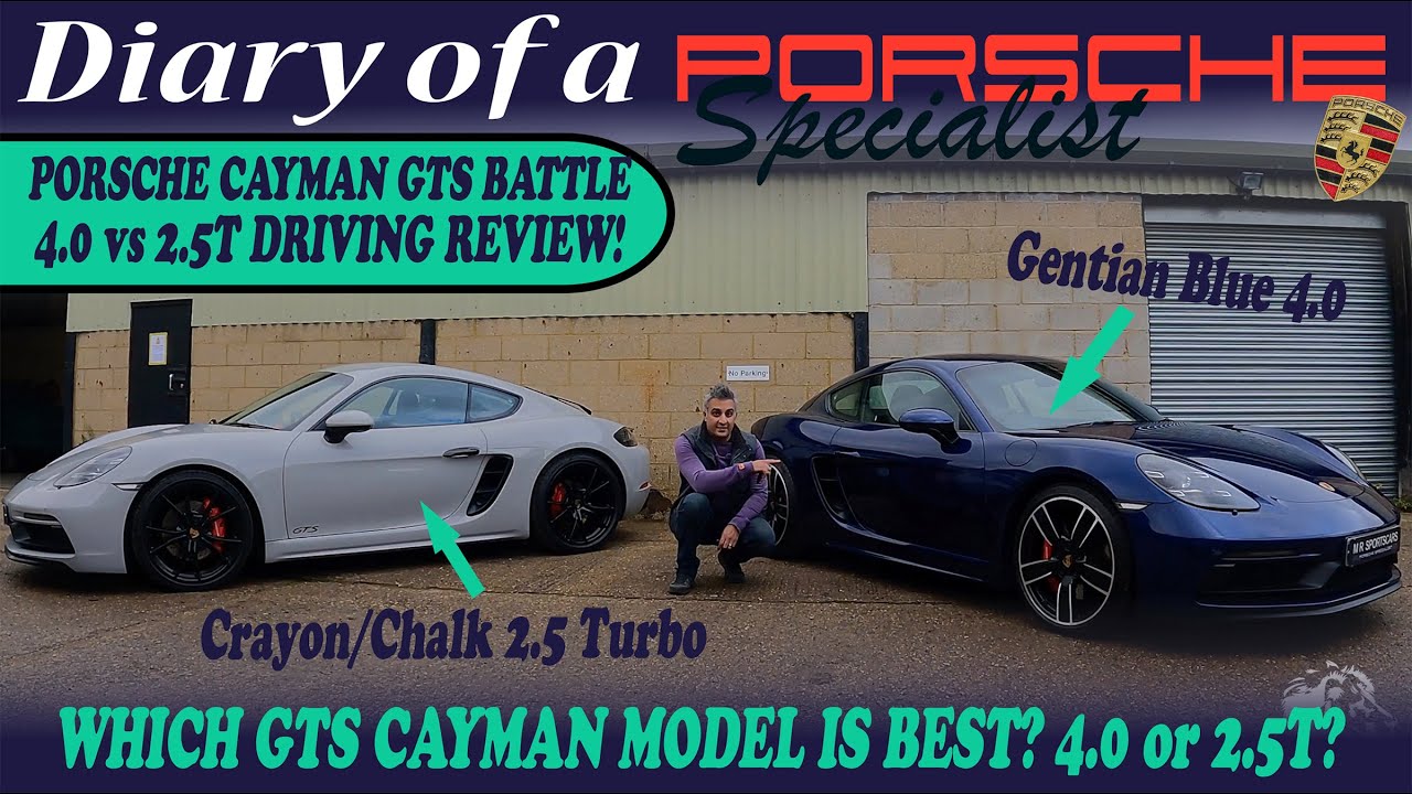 Какой Porsche Cayman GTS лучше: 4,0-литровый оппозитный 6-цилиндровый двигатель или 2,5-литровый ...