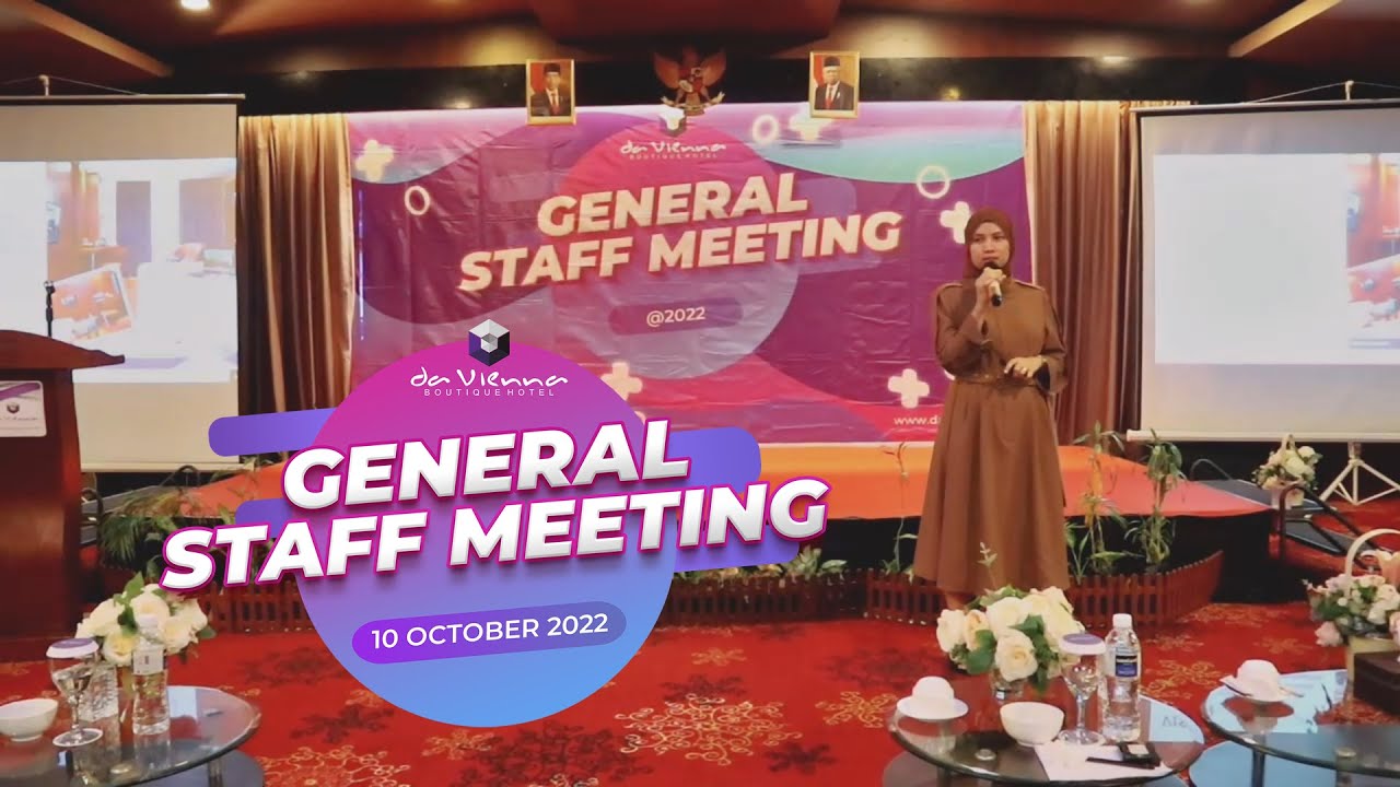 General Staff Meeting Da Vienna Boutique Hotel Batam