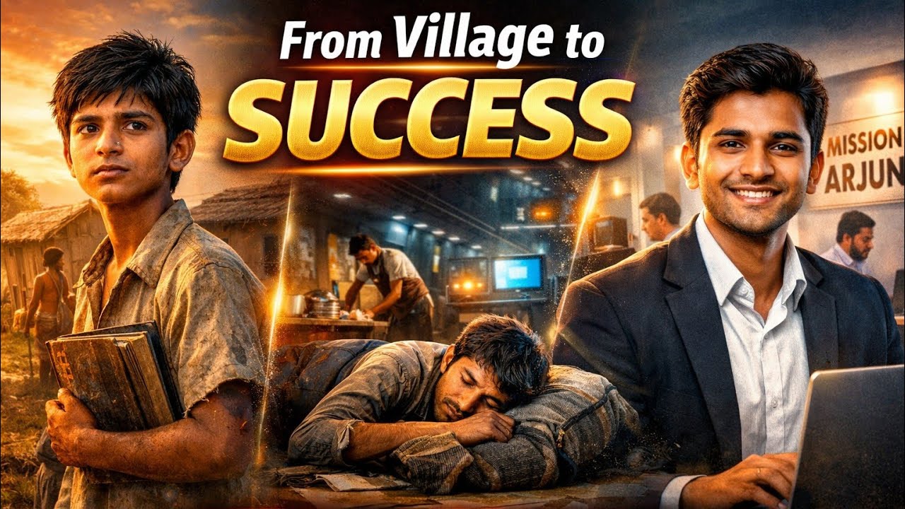 From Village to Success | Arjun’s Inspiring Life Story#kahani tycoon #youtube 