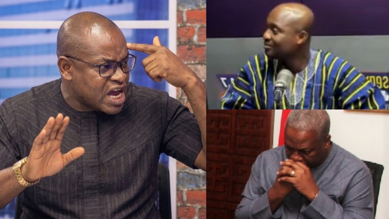 HEATED!! Where Are Your Senses!!-Richard Ahiagba Makes Akwatia MP Look Stupid On Tv...