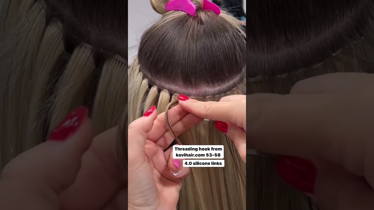 beaded weft hair extensions #wefthair #hairstylegirls #shorts