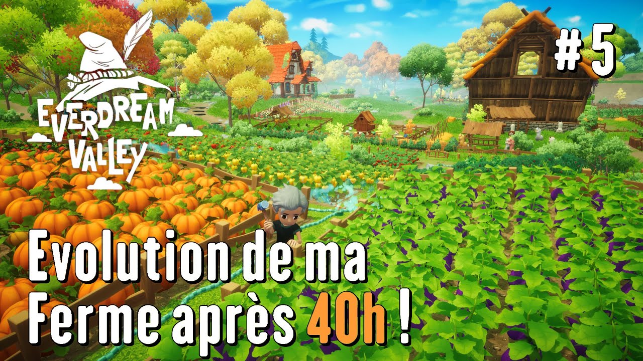 Everdream Valley - Let's Play #5 - Ma Ferme après 40h de jeu !