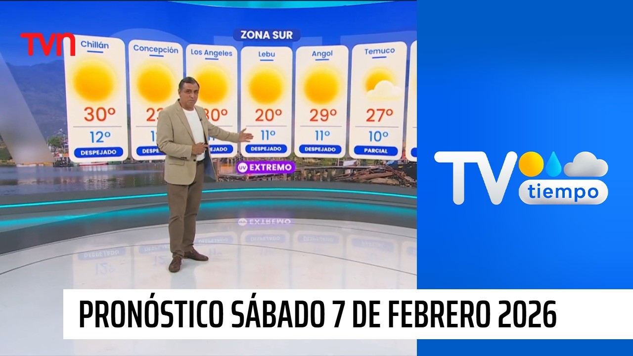 Pronóstico del tiempo: Sábado 7 de febrero | TV Tiempo