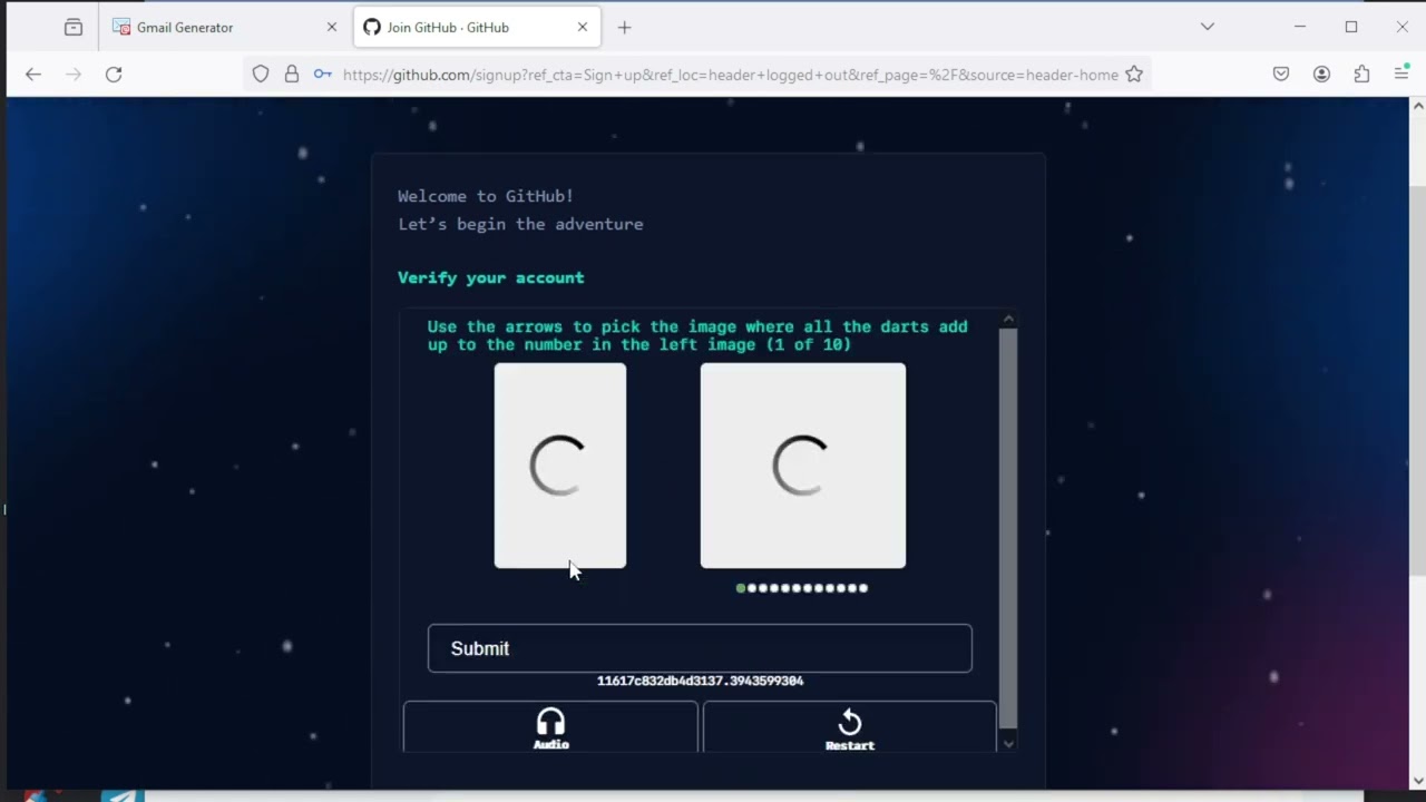 Make temporary github account for testing purpose | github account suspended fix | can't open action