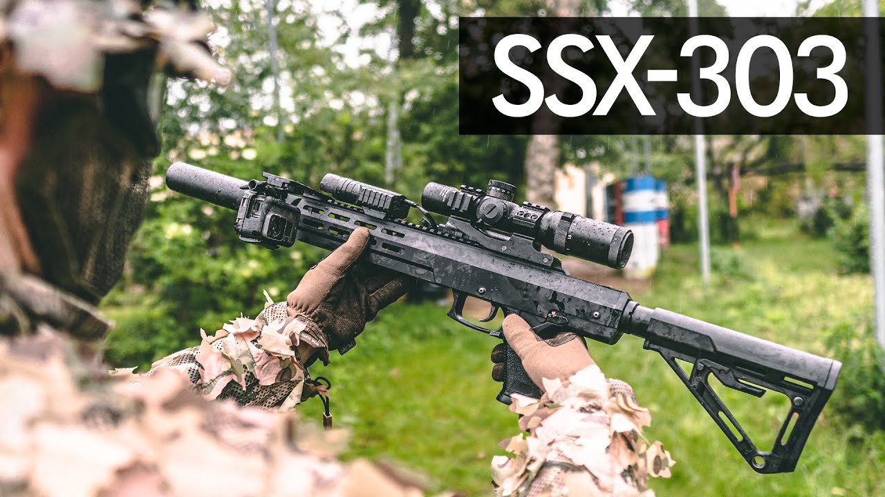 SSX-303. Silent Semi-Automatic Sniper Rifle.