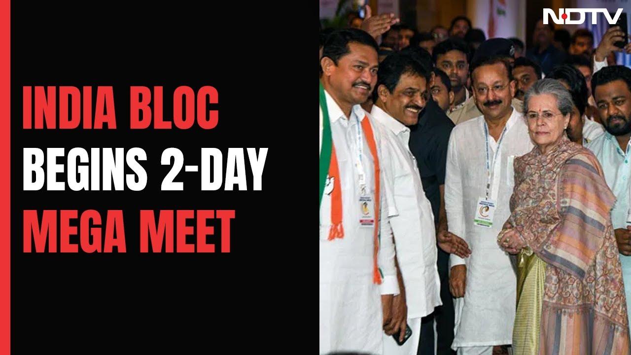 Opposition Leaders Gather For INDIA Bloc's 2-Day Mega Mumbai Meet