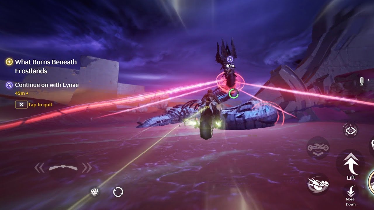Attack the Voidworm's weak spot | What Burns Beneath Frostlands #wutheringwaves 3.0
