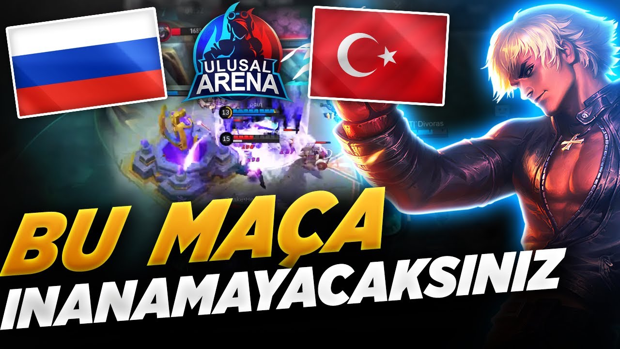 En Zorlandığımız Maç | Böyle bir Lancelot ve Barats yok | Rusya vs Türkiye Ulusal Maç|Mobile Legends
