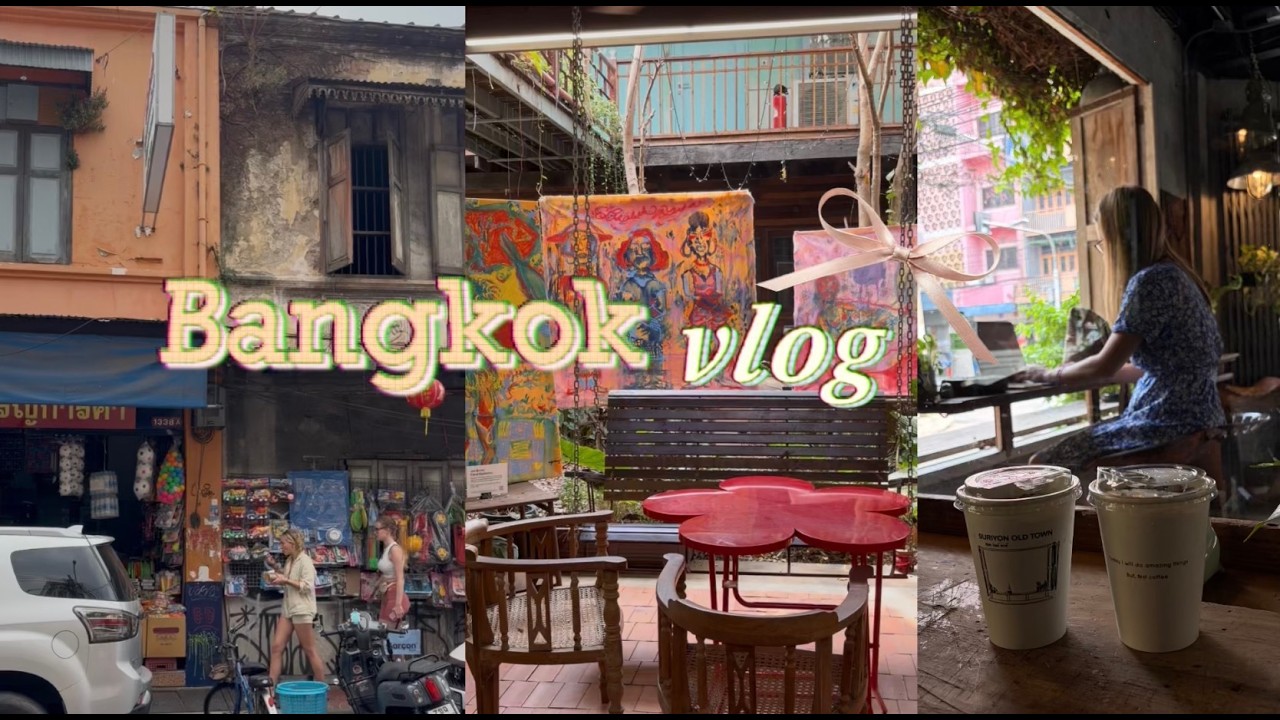 Bangkok🇹🇭_ 6박7일 방콕에서 핫한 감성 공간들🤍 카페.미술관.도서관🖼️ 갈릴레오아시스호텔 삼센스트리트호텔 후기✅ 바사나퓨터 딸랏너이 송왓로드 삼펭시장 버터롤맛집🥞