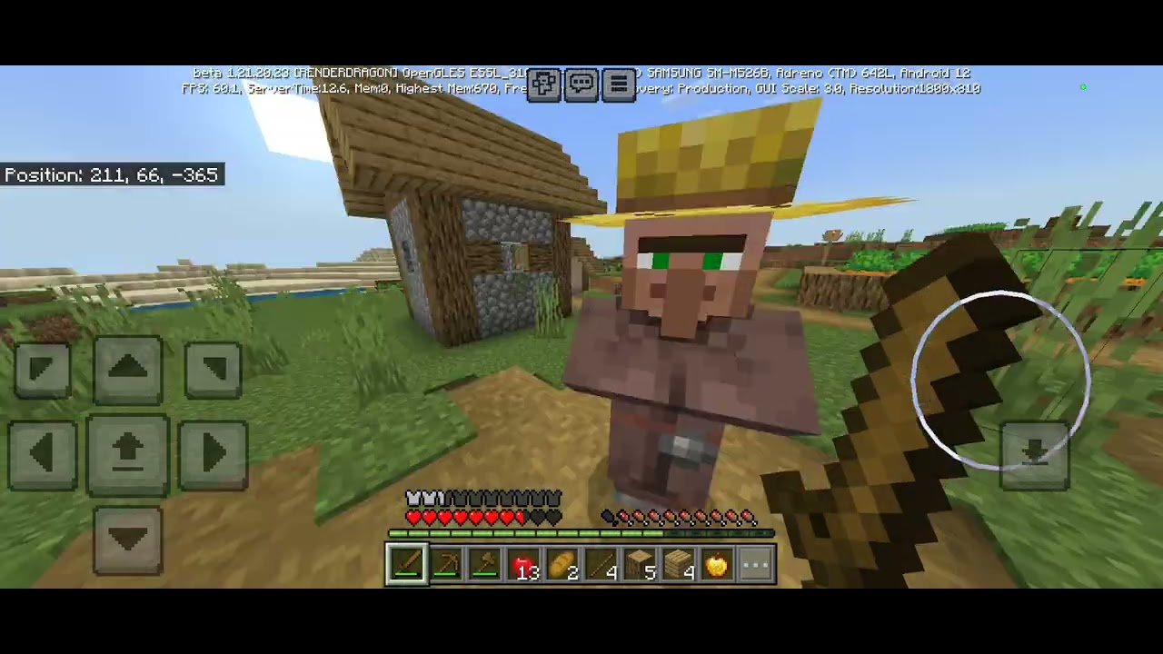 I found diamonds in Blacksmith #3 | MINECRAFT