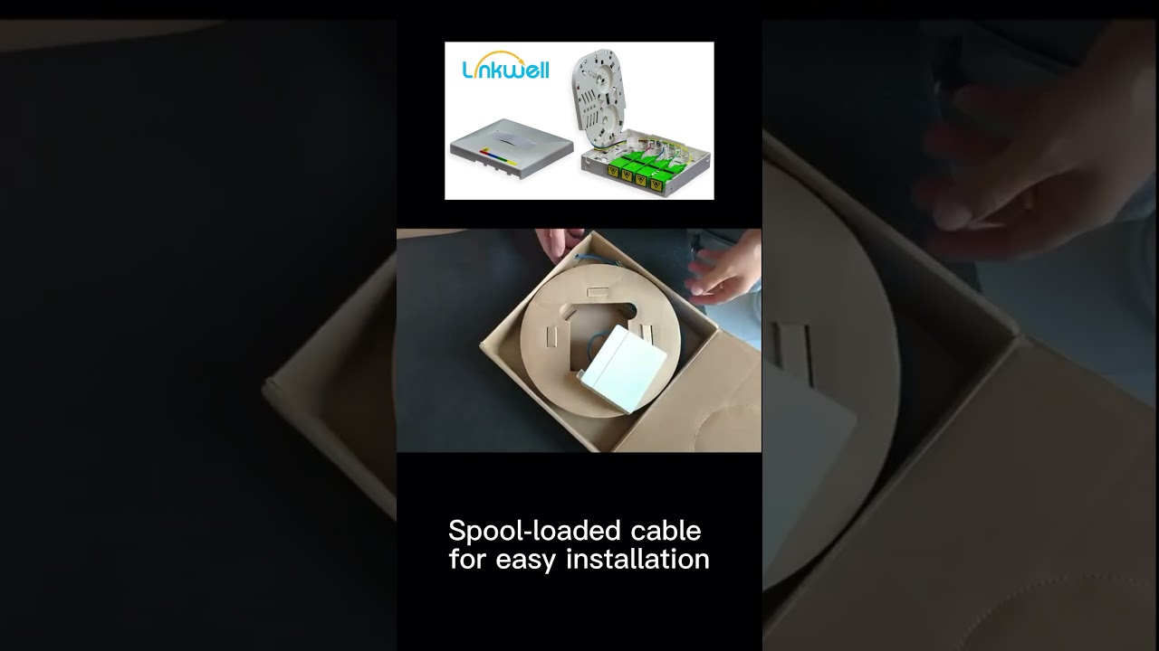 Linkwell Pre-Terminated Fibre Wall Outlet #ftth #ftthbox #optical #optic #optics #opticfiber