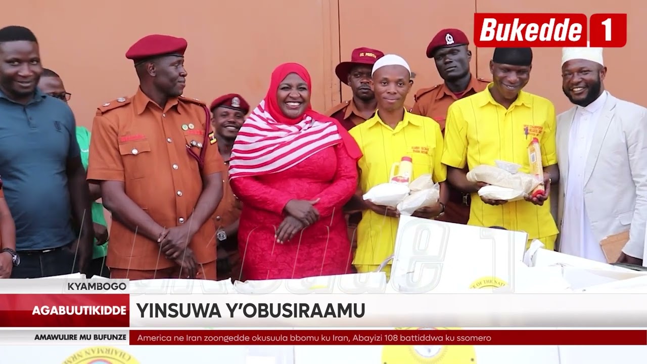 AGabuutikidde: Yinsuwa y'Abasiraamu  Pulezidenti waakugitongoza wiiki ejja    Waliwo n'abawadde Aba