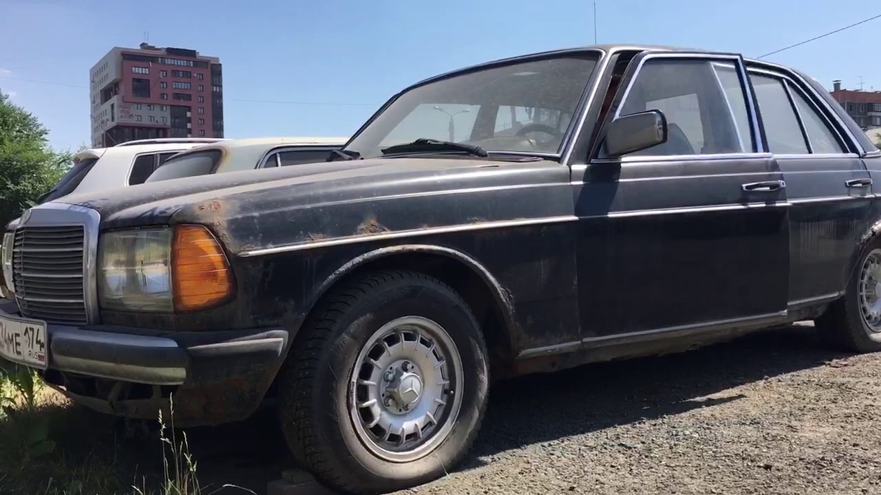 Mercedes-Benz W123 300D first meters after long time