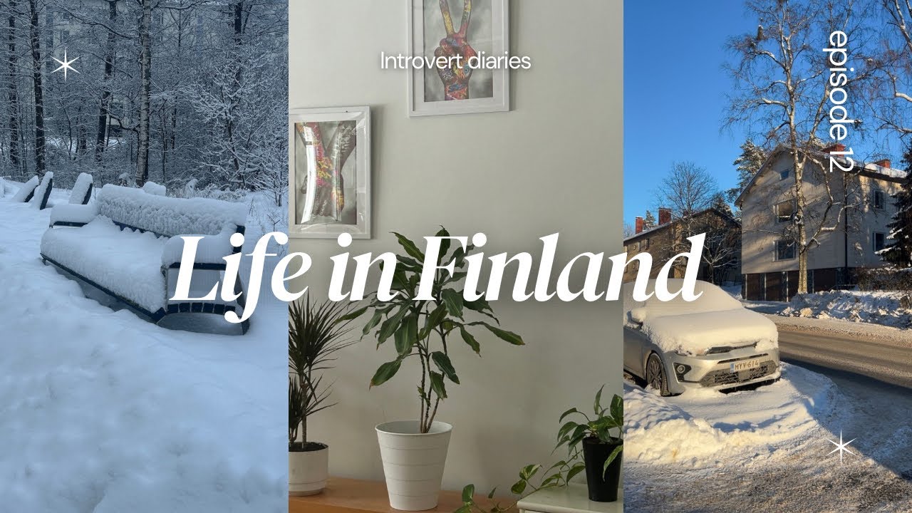 Quiet Winter Days in Finland 🇫🇮 | Work, Groceries & Slow Living