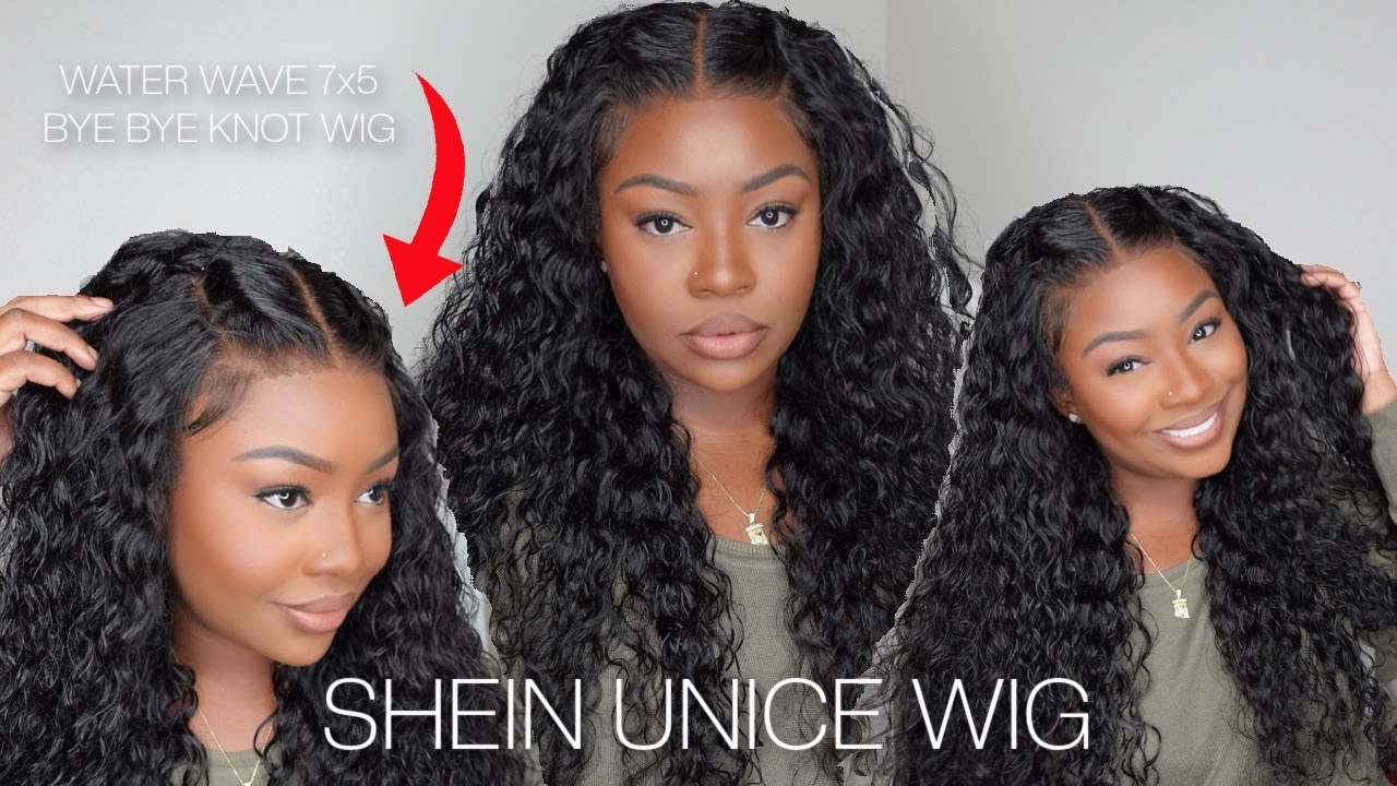 Another Winner! Bomb Bye Bye Knots, Pre Plucked Water Wave Wig Install,No Work Needed ft Unicehair