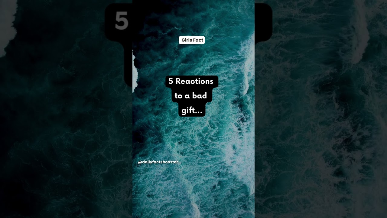 5 reactions to a bad gift 