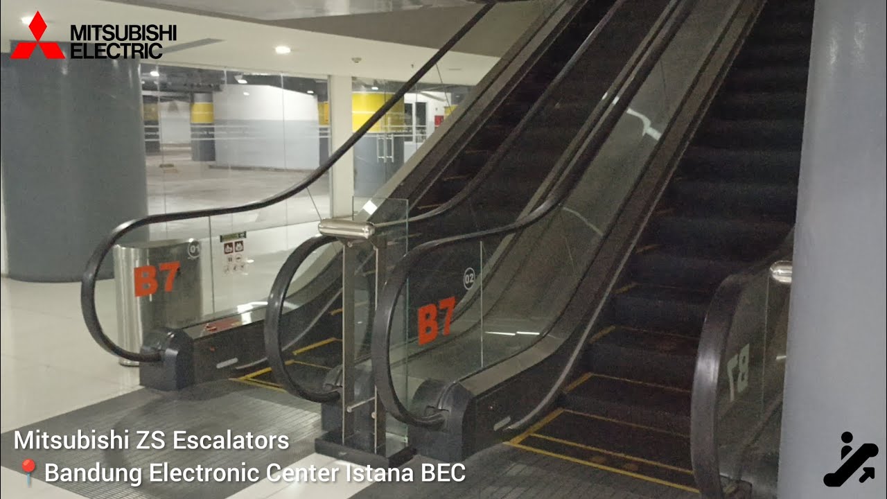 Mitsubishi ZS Escalators - Bandung Electronic Center Istana BEC, Bandung (Parking Access) 