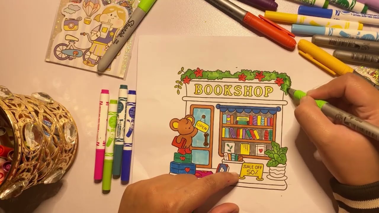 Asmr fast colouring Coco Wyo