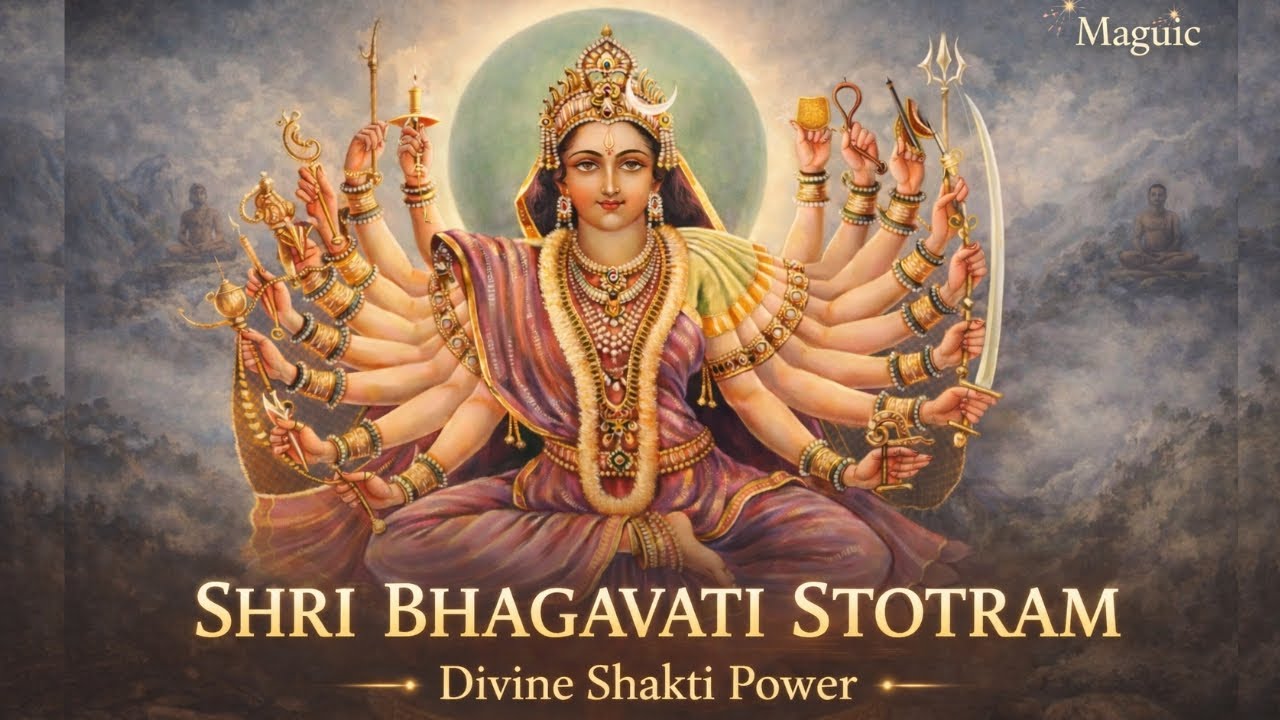 Shri Bhagavati Stotram | Powerful Devi Stotra | Divine Shakti Mantra | Calm & Sacred Energy