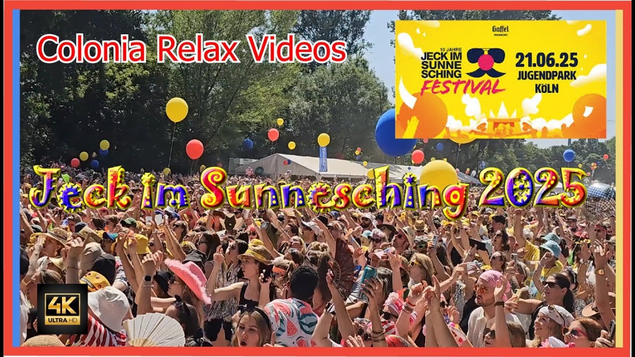 Jeck im Sunnesching 2025 im Jugendpark Köln ♥ (21.06.2025)