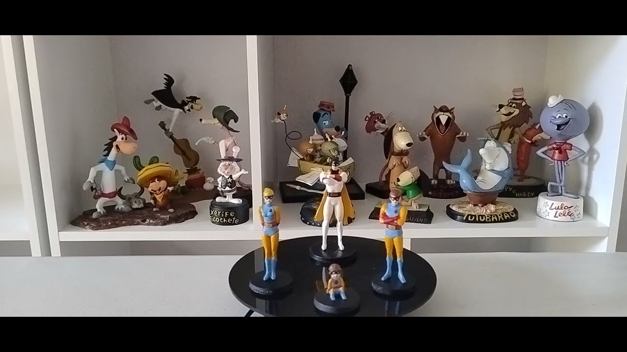 REVIEW Estátuas Space Ghost Hanna Barbera by @costaminiaturas em resina na modelagem tradicional.