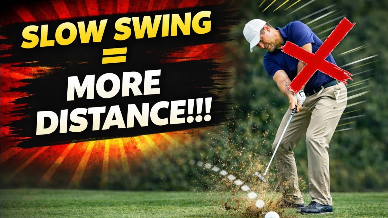 SLOW Swing = MORE Distance!!! (The Truth Golfers Ignore)