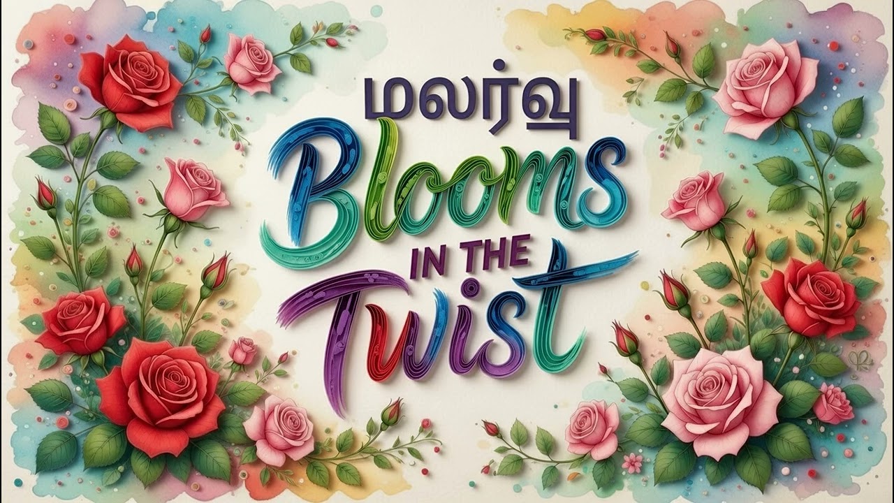 மலர்வு - Embrace life's twists to bloom beautifully amidst chaos