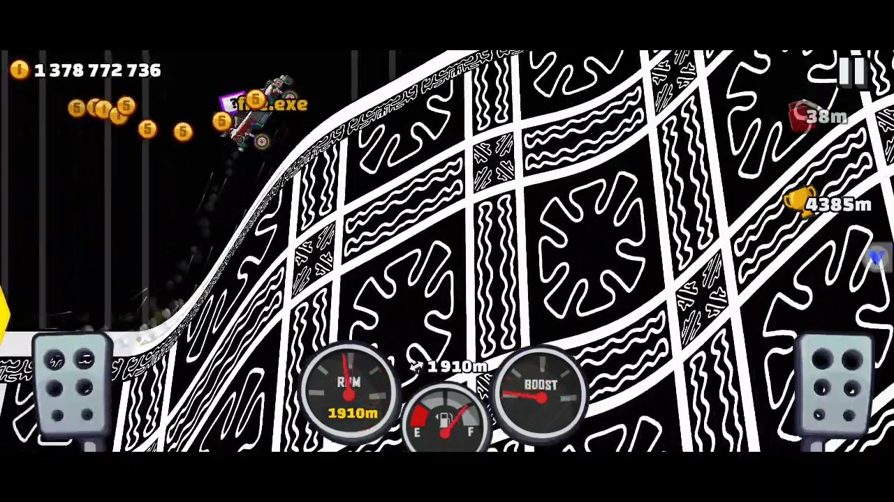 Hill climb racing 2 modded booster test mp4.2