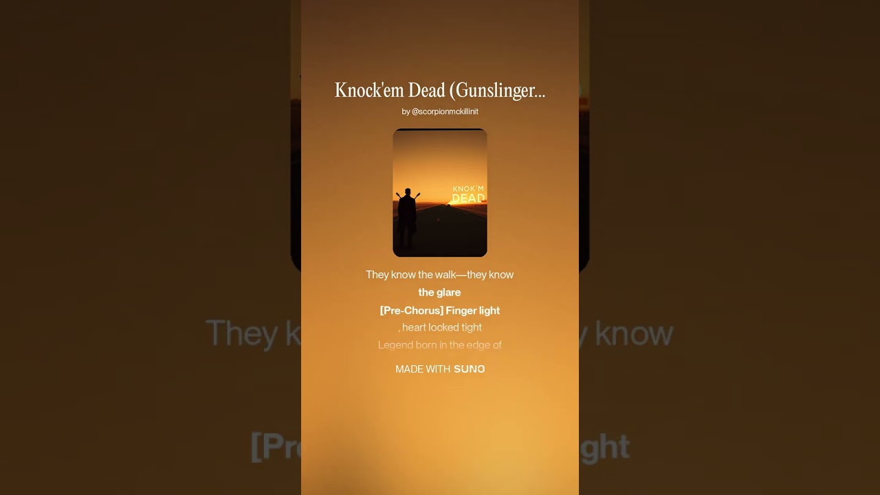 Knock'em Dead Gunslinger song Thrash Metal V2