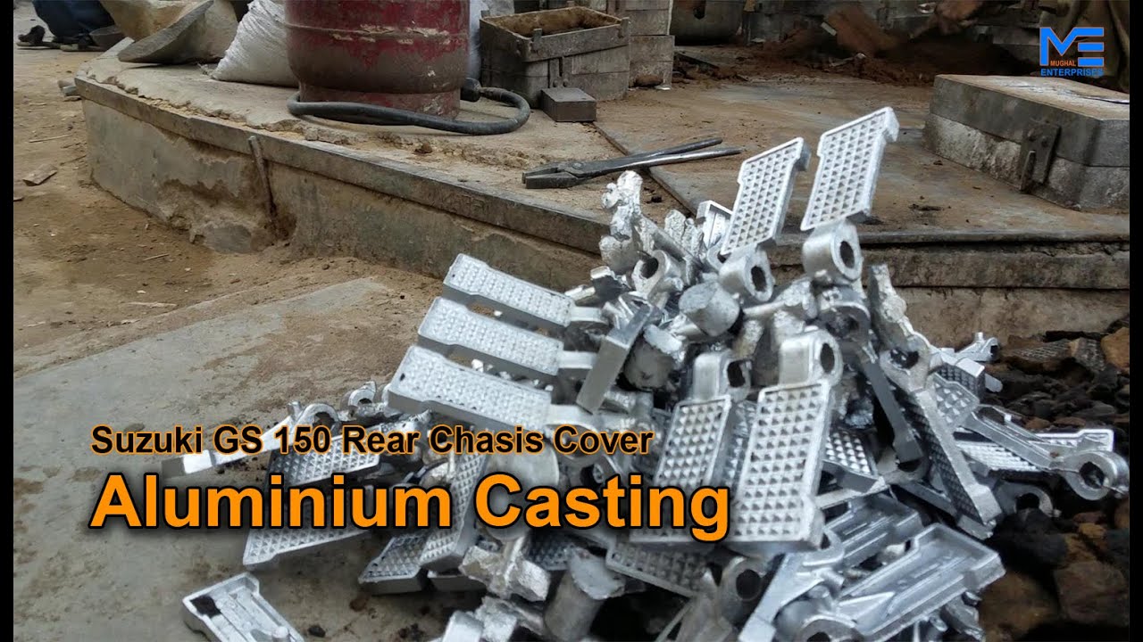 Aluminium Casting CD-70 Motorcycle Footrest تمام موٹر سائیکل کے پائیدان Footrest Mold Aluminum Cast