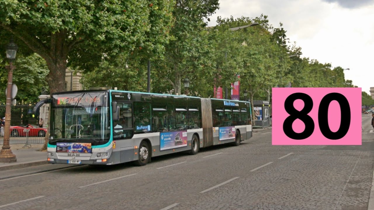 MAN Lion’s City G A23 N°4776 - Ligne 80 - Réseau RATP - Paris