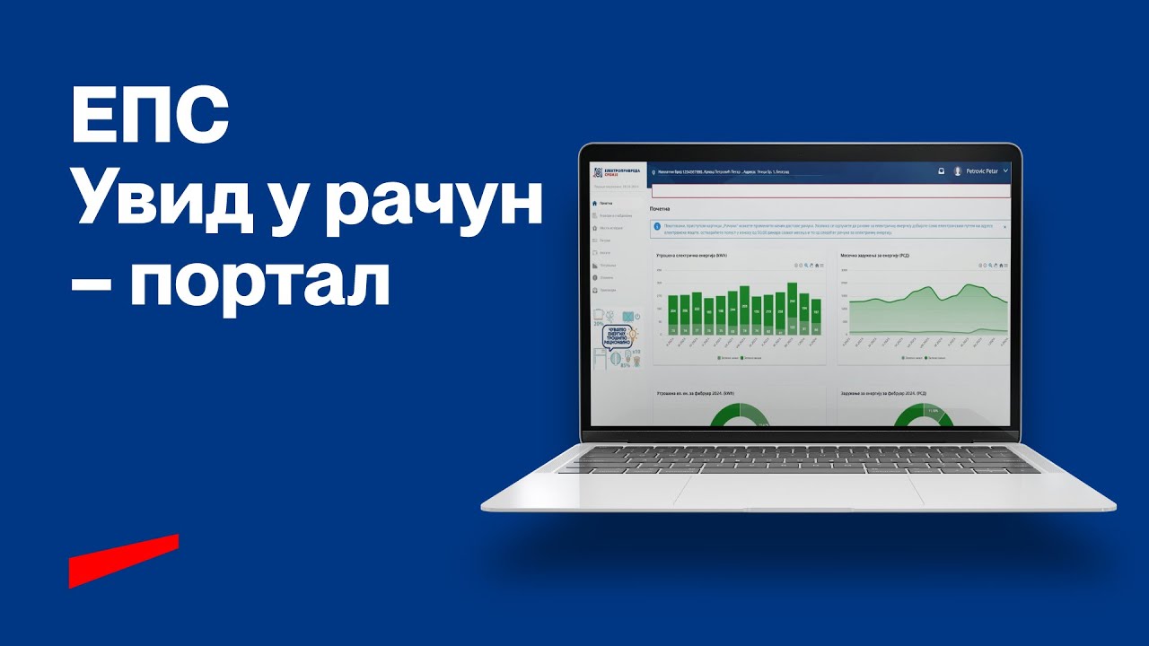 Детаљно упутство за портал Увид у рачун
