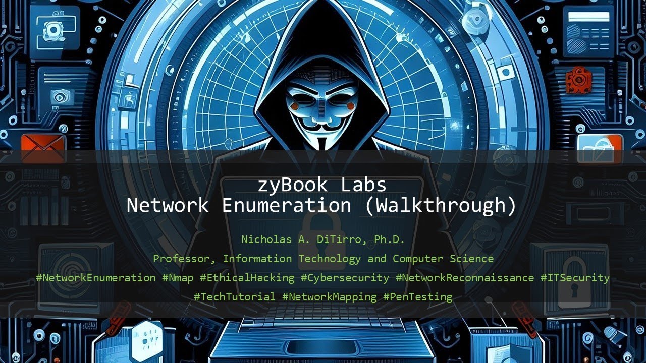 zyBooks Labs - Network Enumeration (Walkthrough)