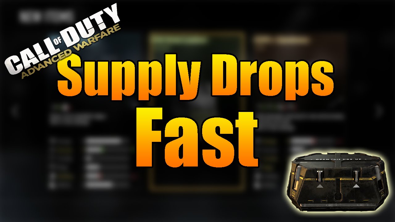 Advanced Warfare Tips/Tricks: Fastest Way To get Supply Drops