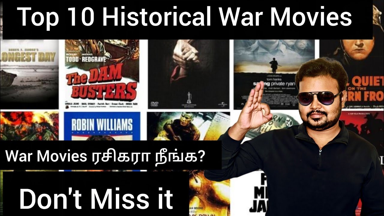 Top 10 Historical War Movies Review in Tamil | VickyMovieView 