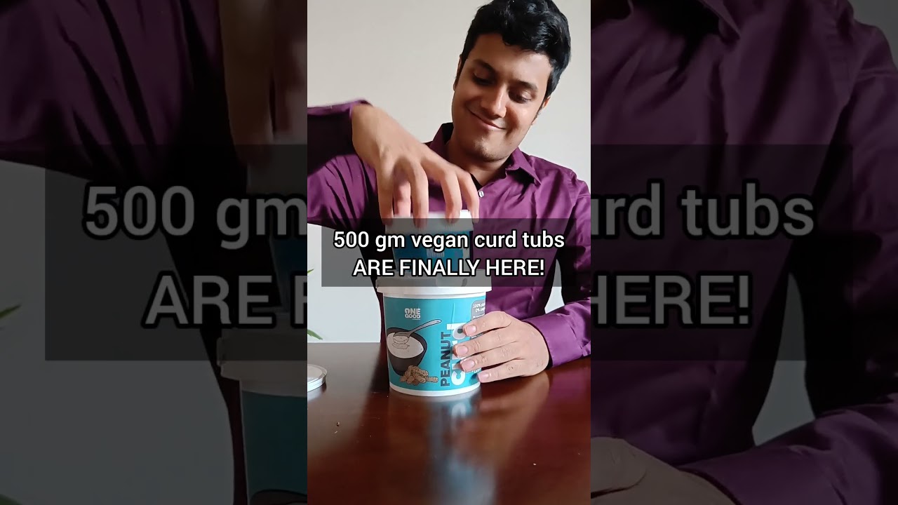 Vegan curd, now in 500 gm tubs