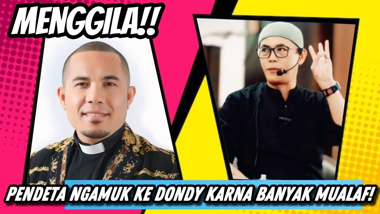 Pendeta Murka Jemaat Masuk Islam! Koh Dondy Tan Bungkam dengan Fakta!