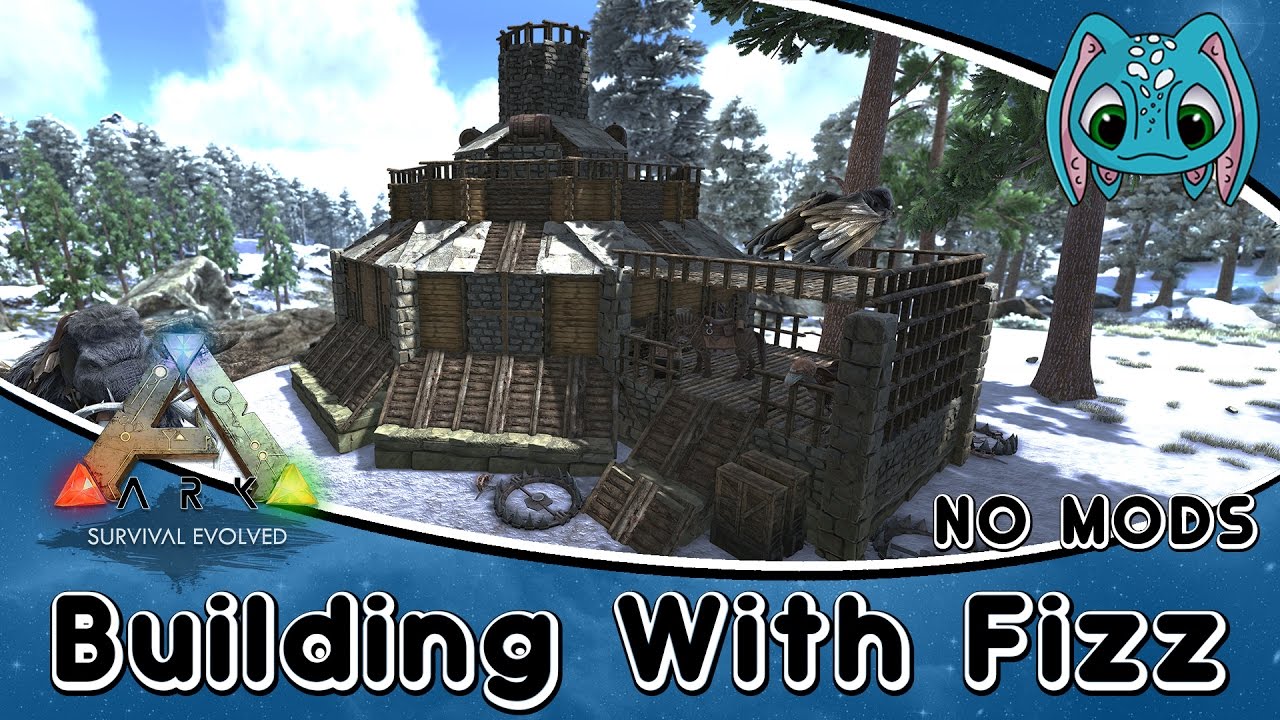 ARK:Survival Evolved Building с Физзом :: Гномья шахтерская застава (без модов)!!