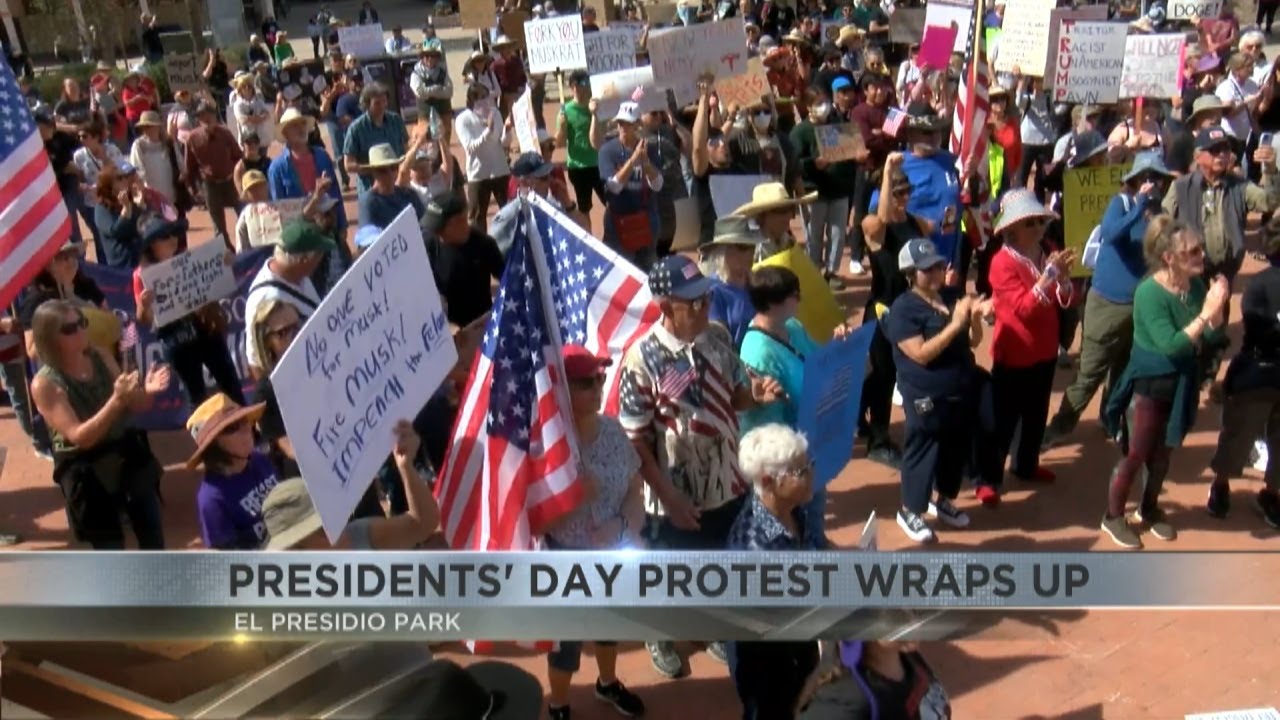 Some Tucsonans participate in protest against Trump administration