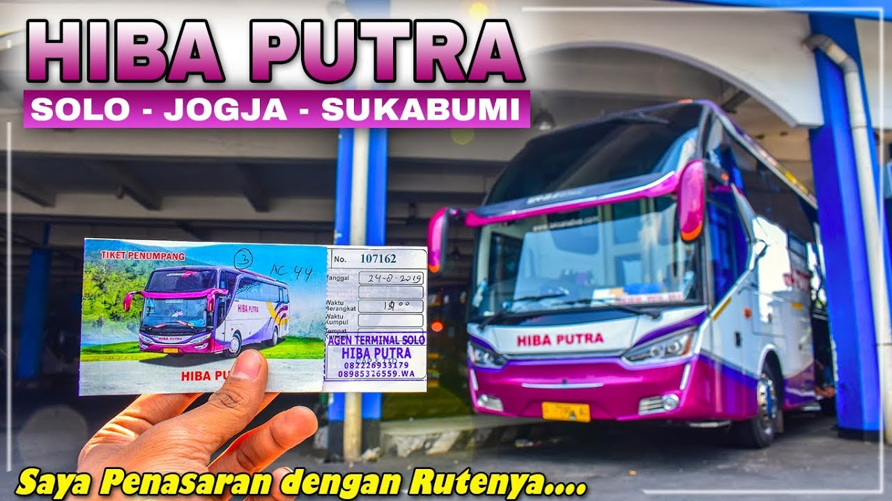 SOLO - SUKABUMI || BUS BARU? Mencoba Naik Bus 